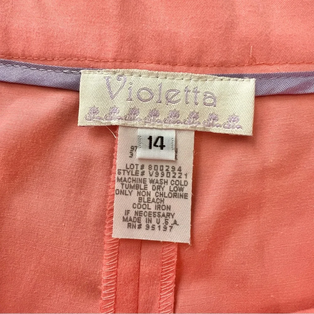 Violetta (boutique) Peachy Coral Shorts - Picture 6 of 8